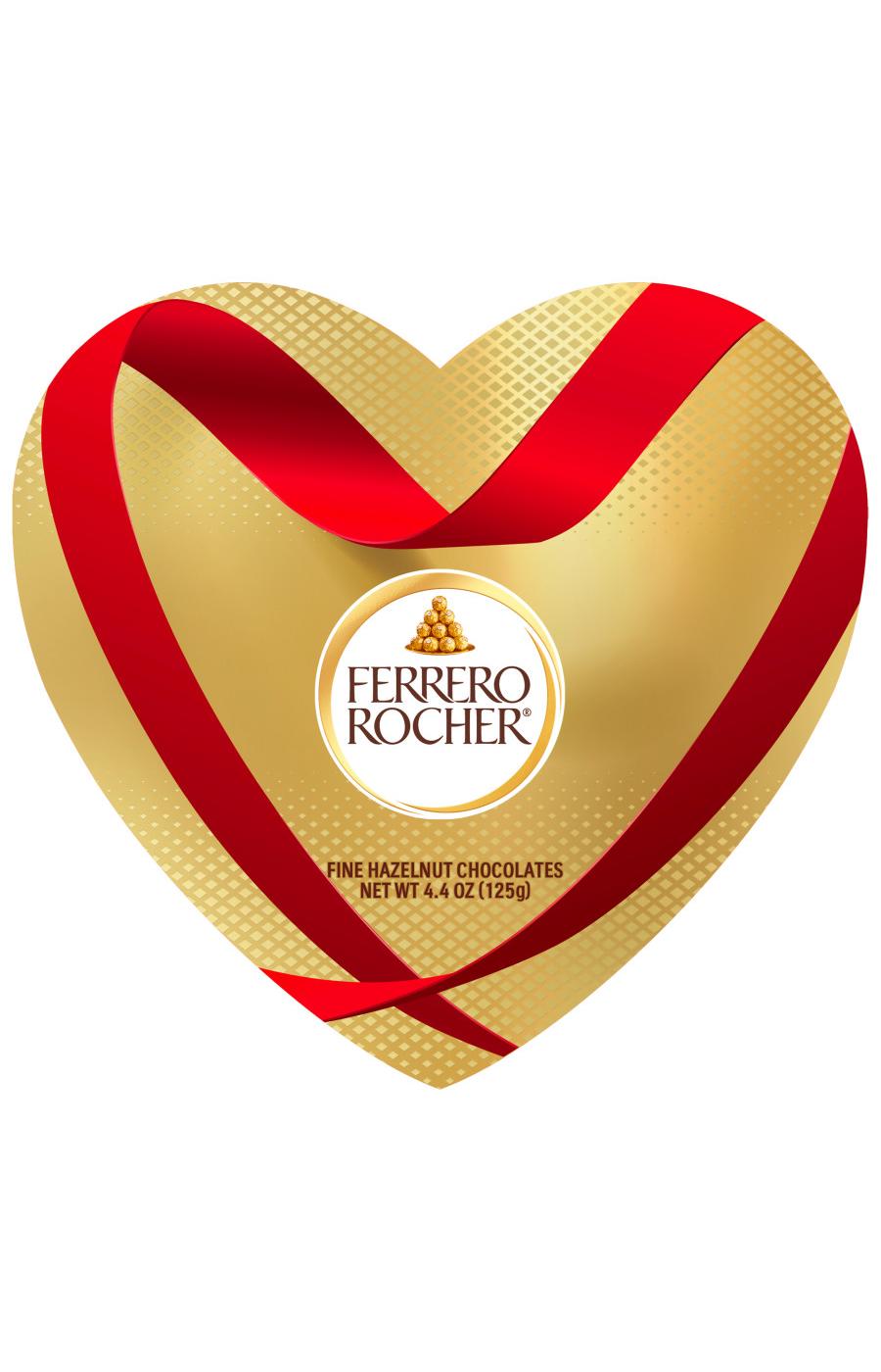 Ferrero Rocher Fine Hazelnut Chocolates Valentine's Heart Gift Box, 10 pc; image 1 of 2