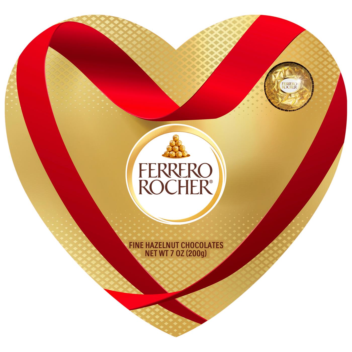 Ferrero Rocher Fine Hazelnut Chocolates Valentine's Heart Gift Box, 16 pc; image 1 of 3