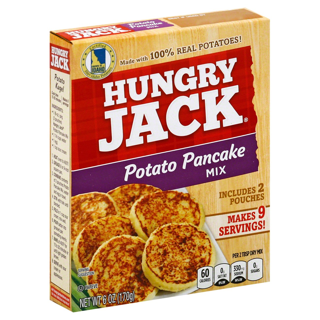Hungry Jack Potato Pancakes Mix Shop Vegetables at HEB