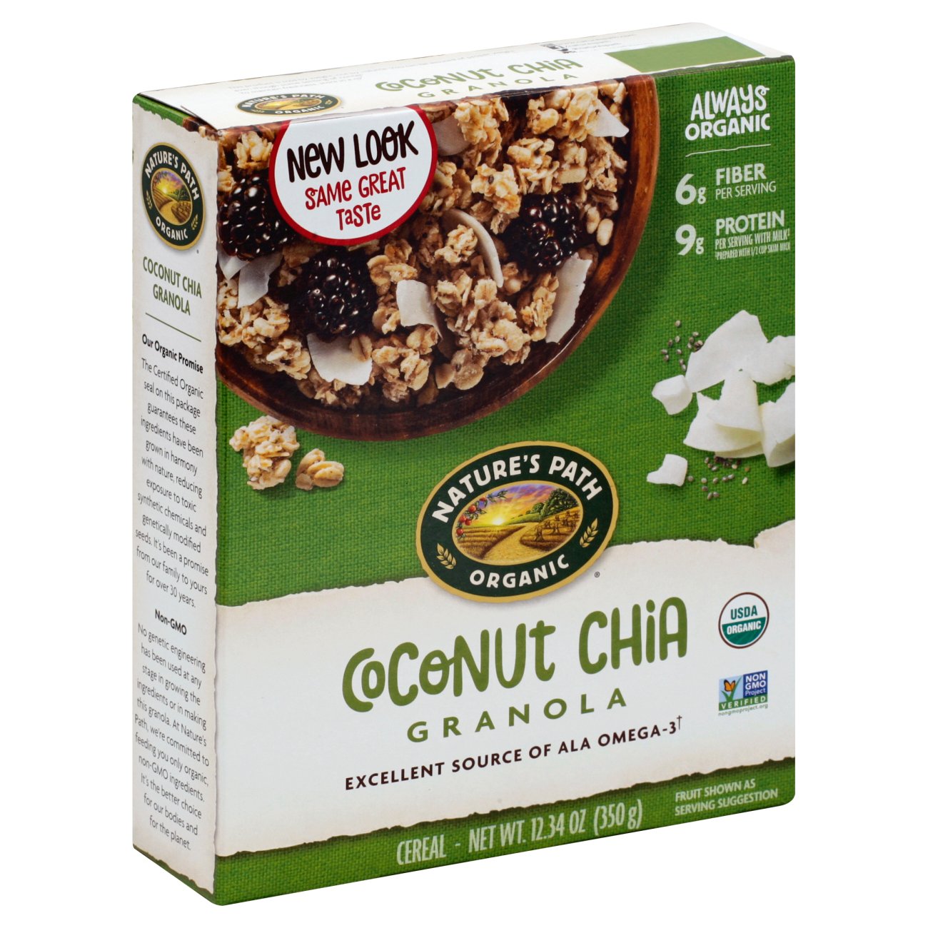 Nature's Path Organic Chia Plus Coconut Chia Granola Cereal Shop