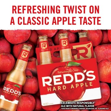 Redd's Apple Ale Beer 6 pk Bottles, 12 oz