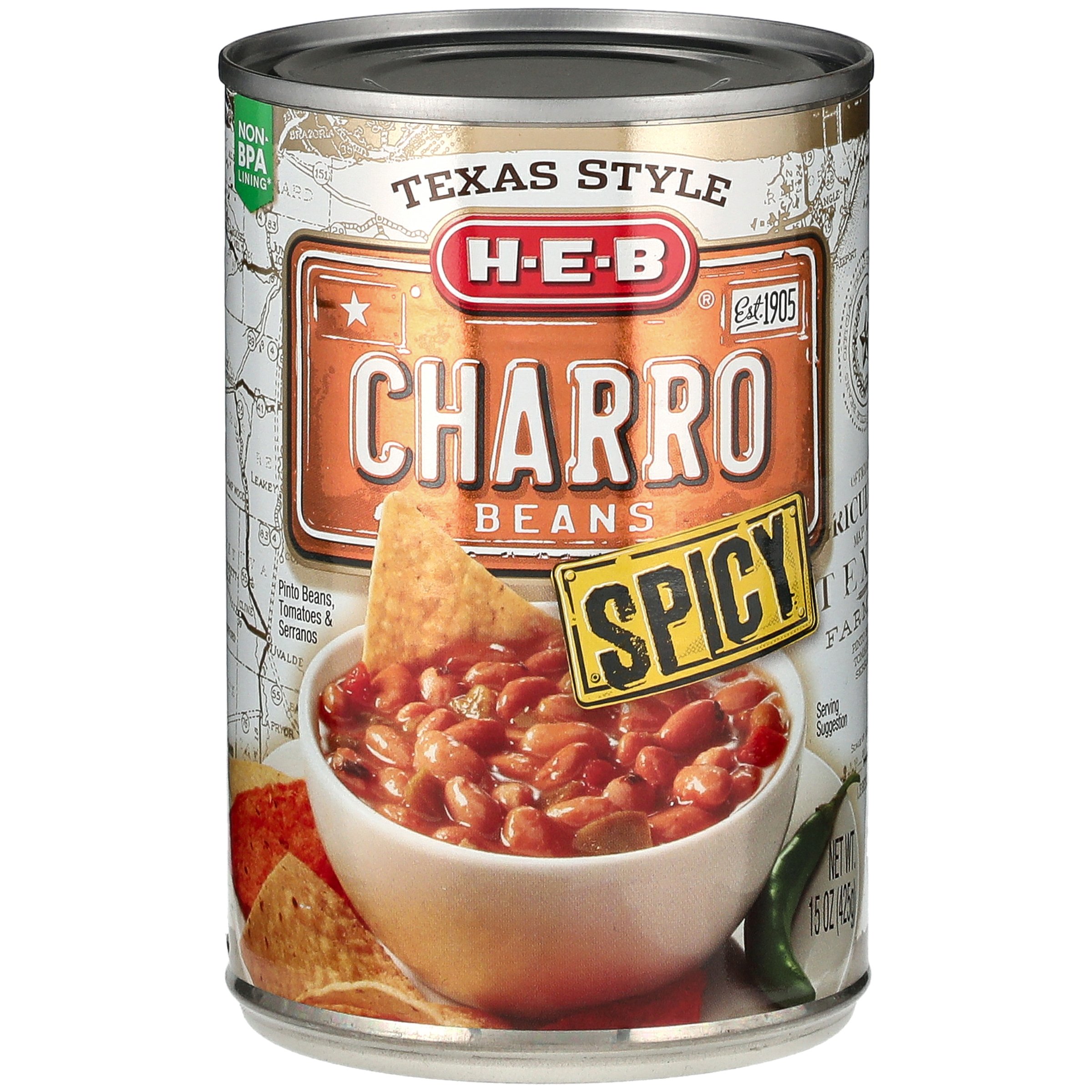 H-E-B Texas Style Spicy Charro Beans - Shop Beans & Legumes at H-E-B