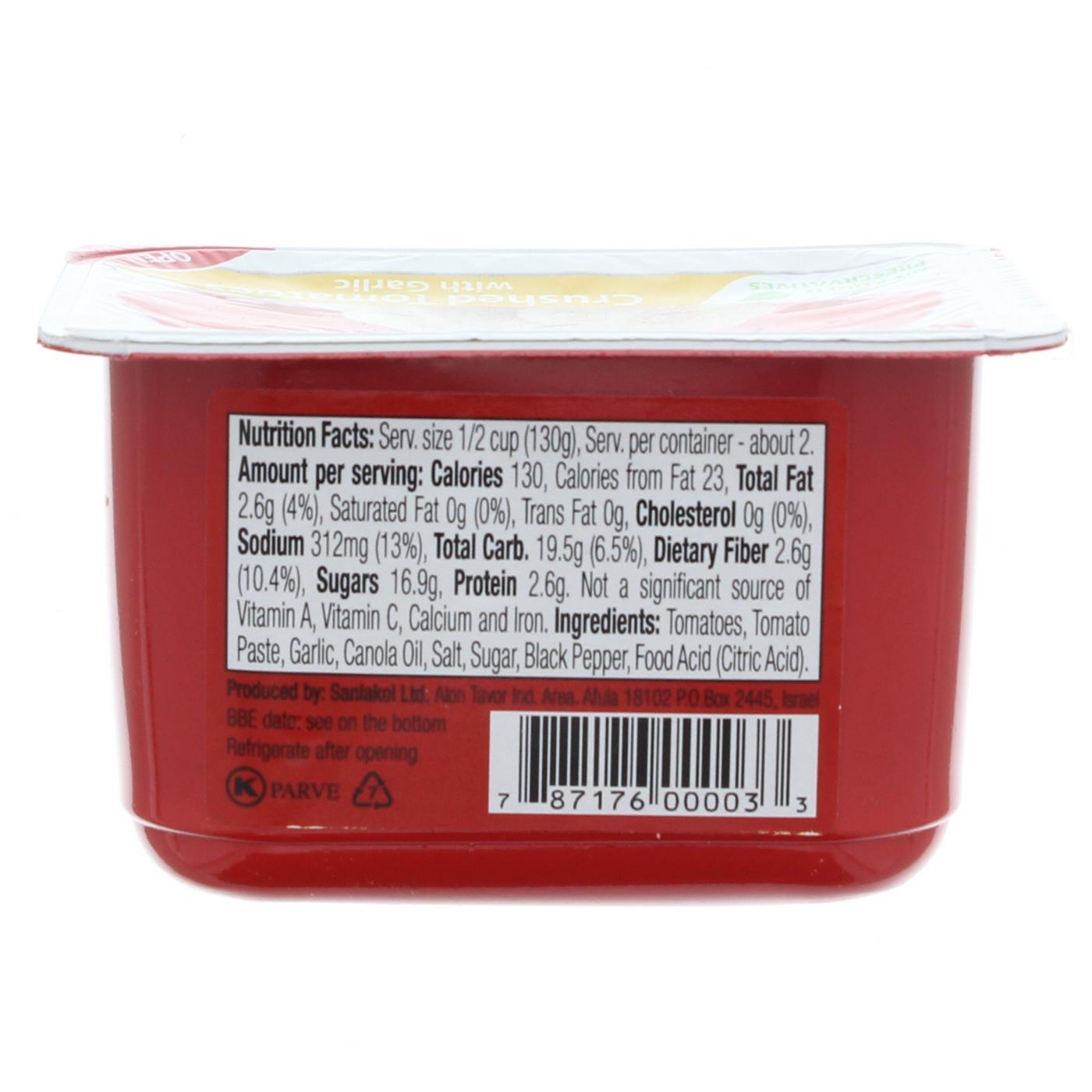 Red Spoon Crushed Tomatoes with Garlic Shop Tomatoes at HEB