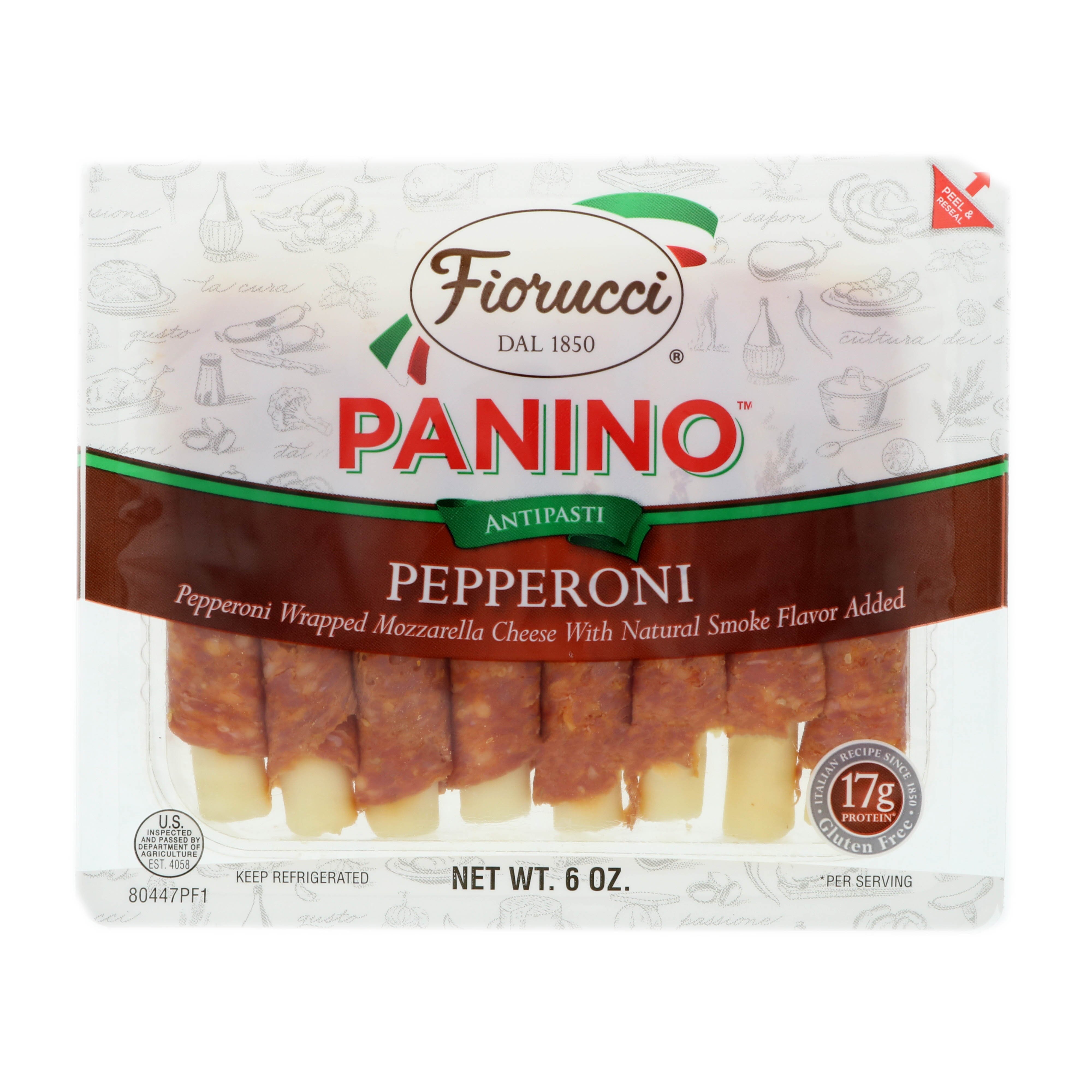 Fiorucci Pepperoni Panino Fingers Shop Cheese at HEB