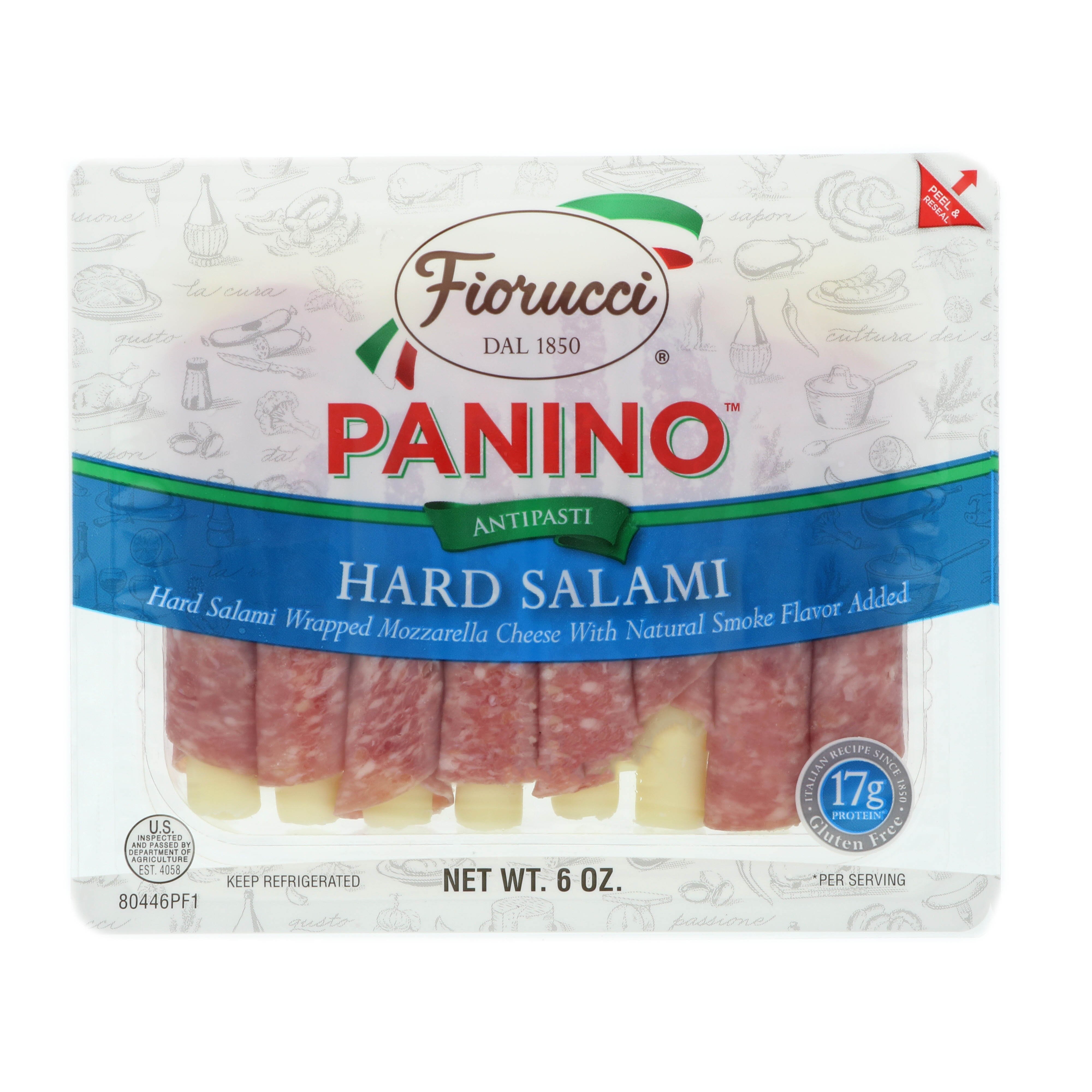 Fiorucci Hard Salami Panino Shop Cheese at HEB