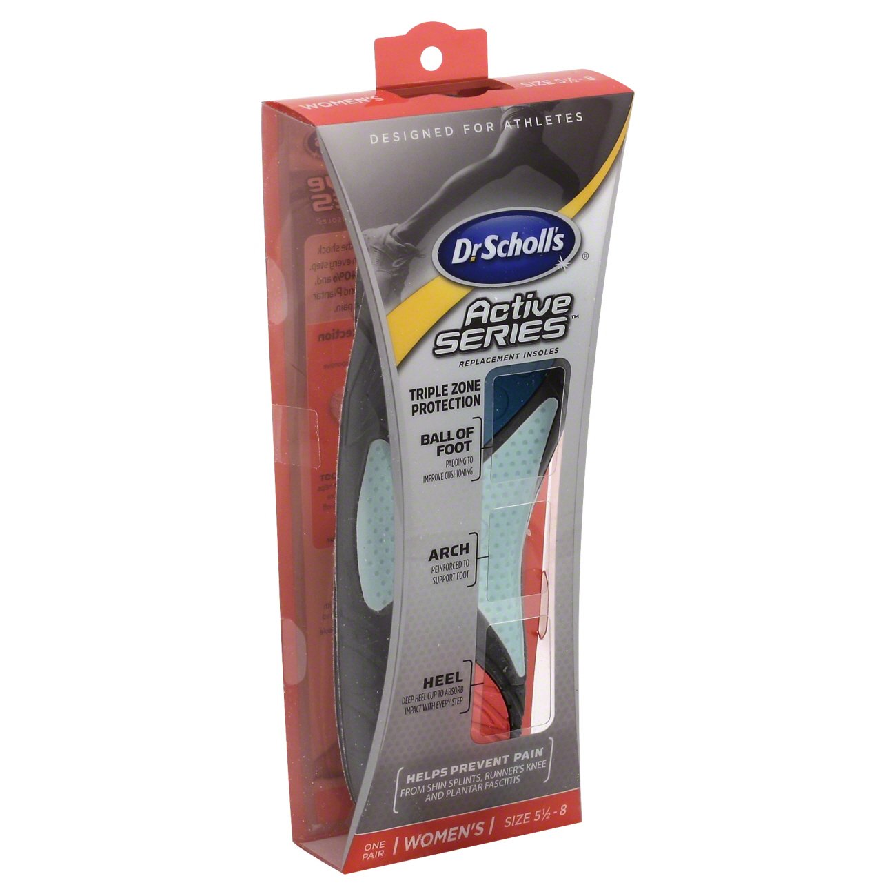 Dr. Scholl's Active Series Replacement Insoles Women's Size 51/2 To 8 Shop Foot Care at HEB