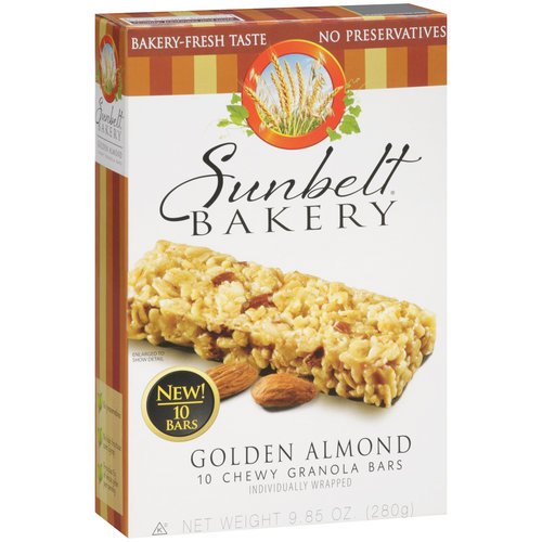 Sunbelt Golden Almond Chewy Granola Bars Shop Snacks & Candy at HEB