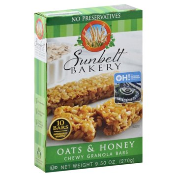 Sunbelt Oat & Honey Granola Bars