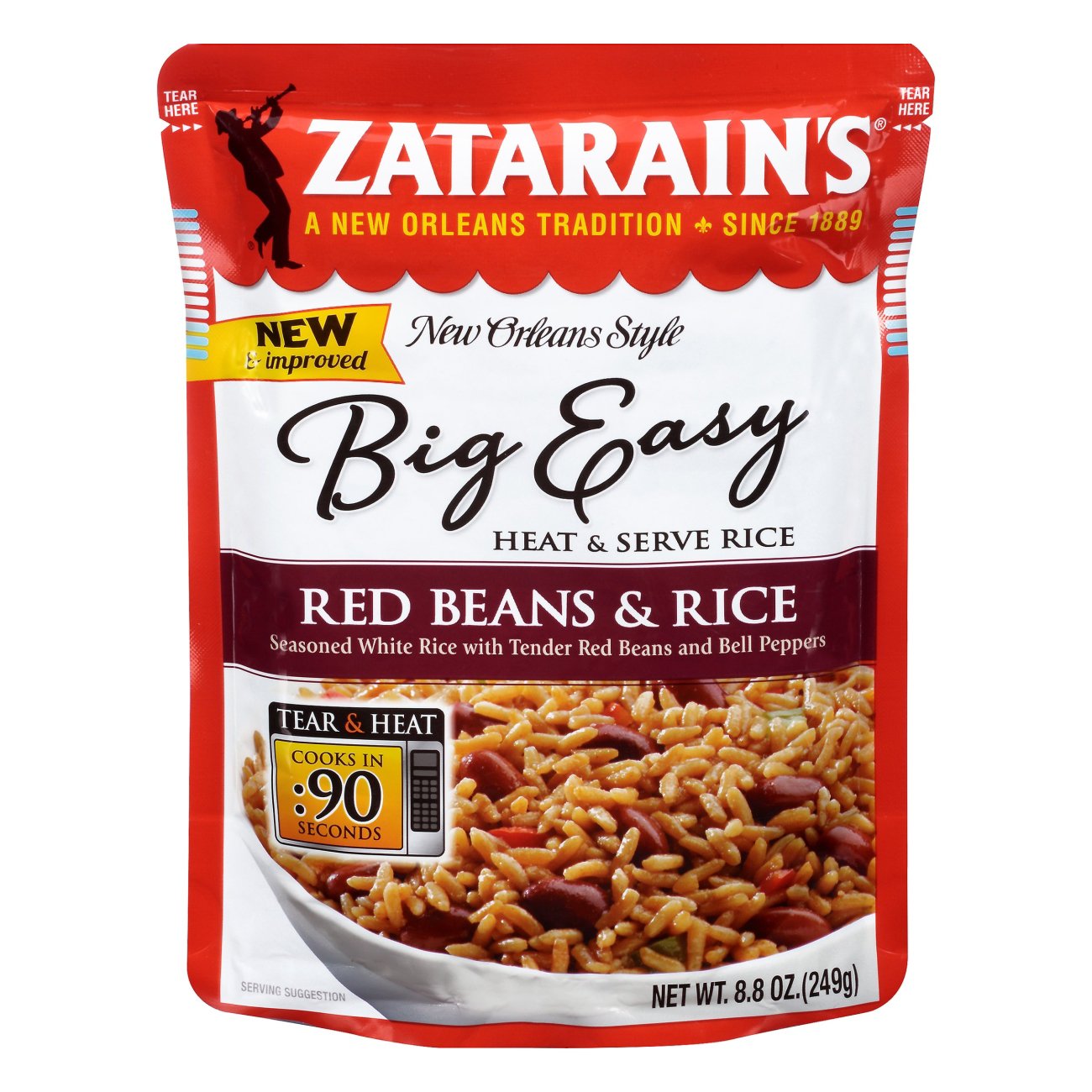 Big Easy Foods Red Beans & Rice with Sausage - Shop Entrees & Sides at H-E-B