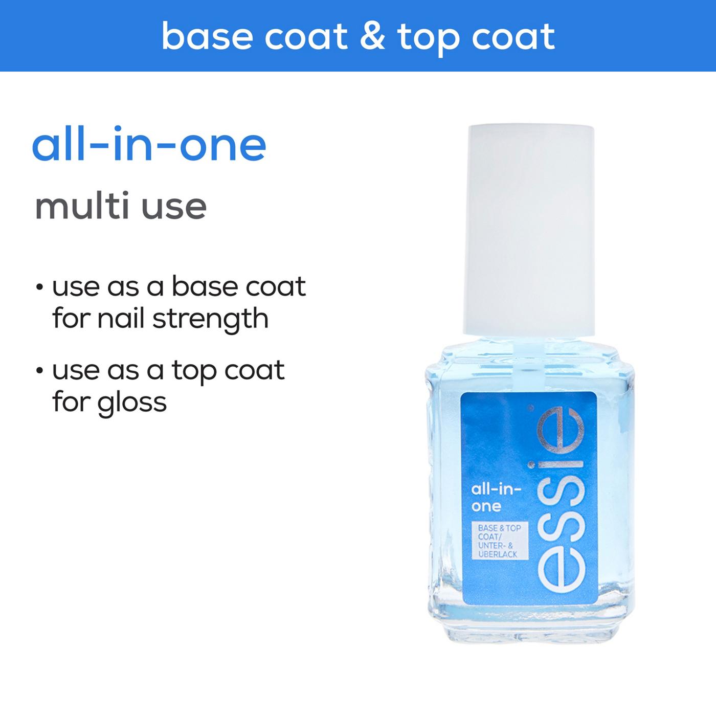 essie All In One Base + Top Coat + Strengthener Nail Treatment; image 2 of 16
