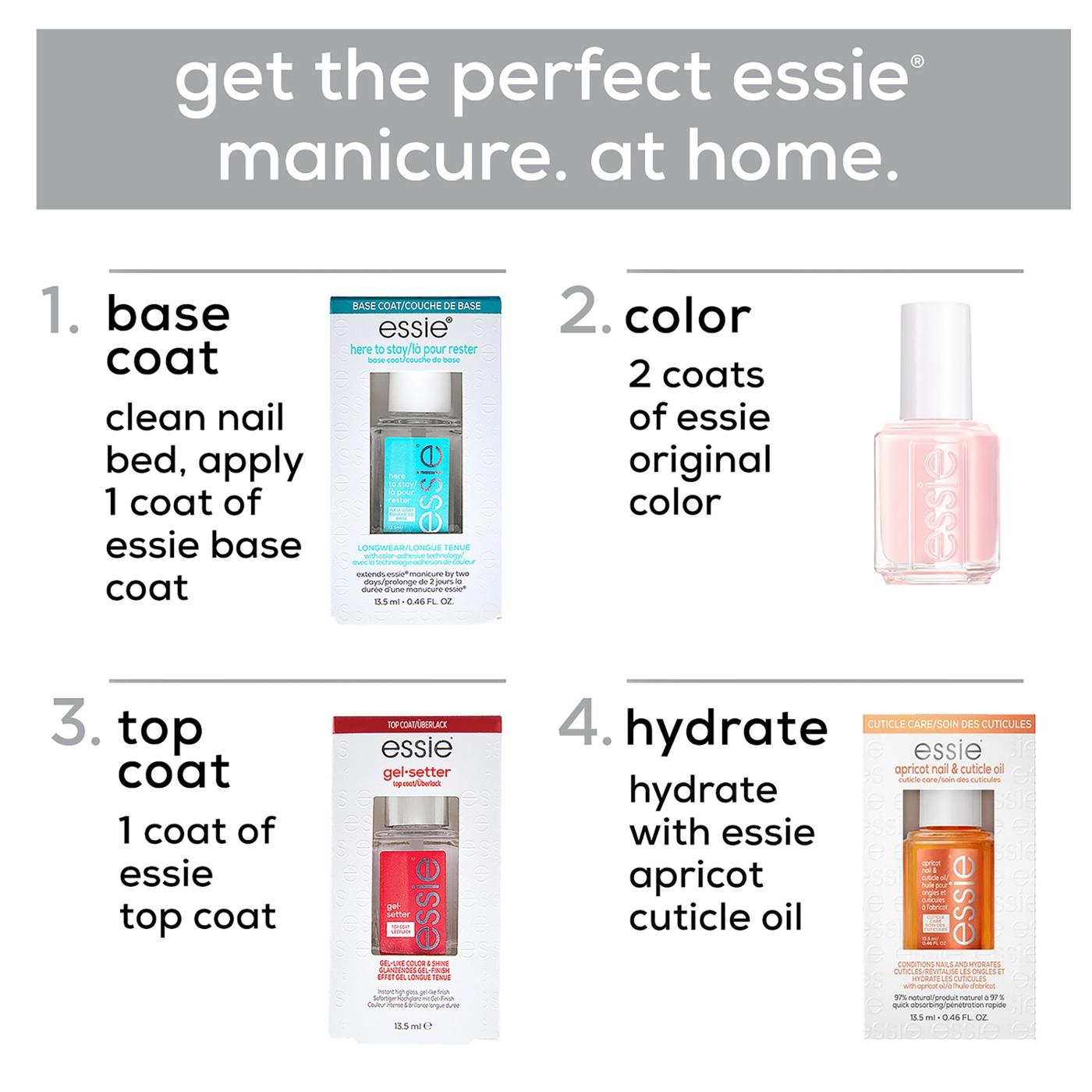 essie All In One Base + Top Coat + Strengthener Nail Treatment; image 12 of 16