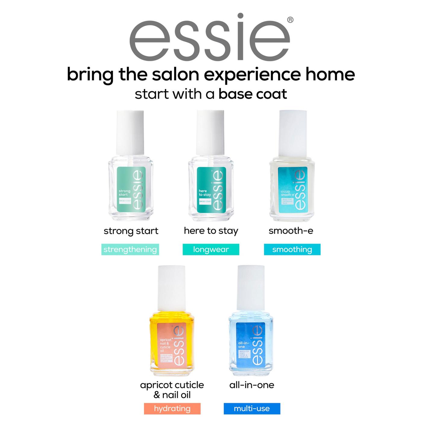 essie All In One Base + Top Coat + Strengthener Nail Treatment; image 15 of 16