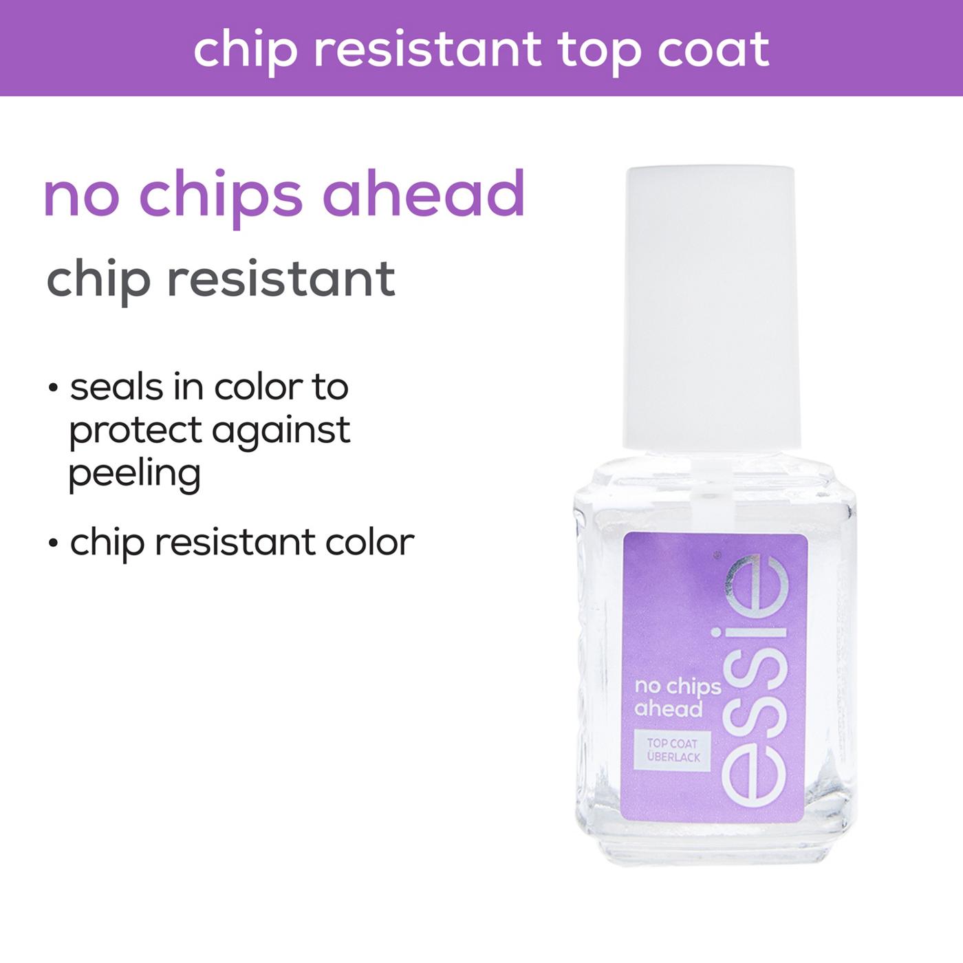 essie No Chips Ahead Top Coat; image 2 of 15