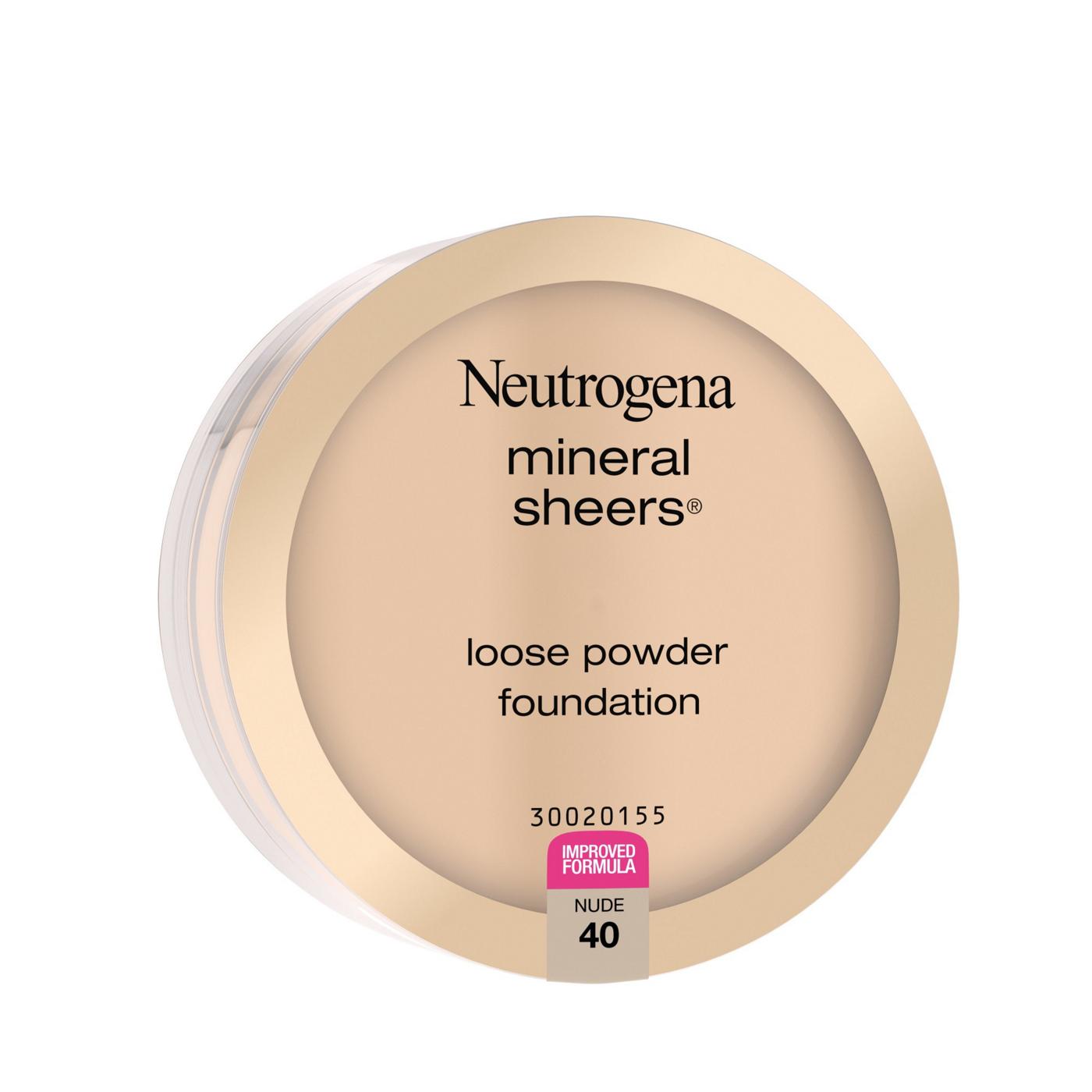 Neutrogena Mineral Sheers Loose Powder Foundation 40 Nude; image 4 of 5
