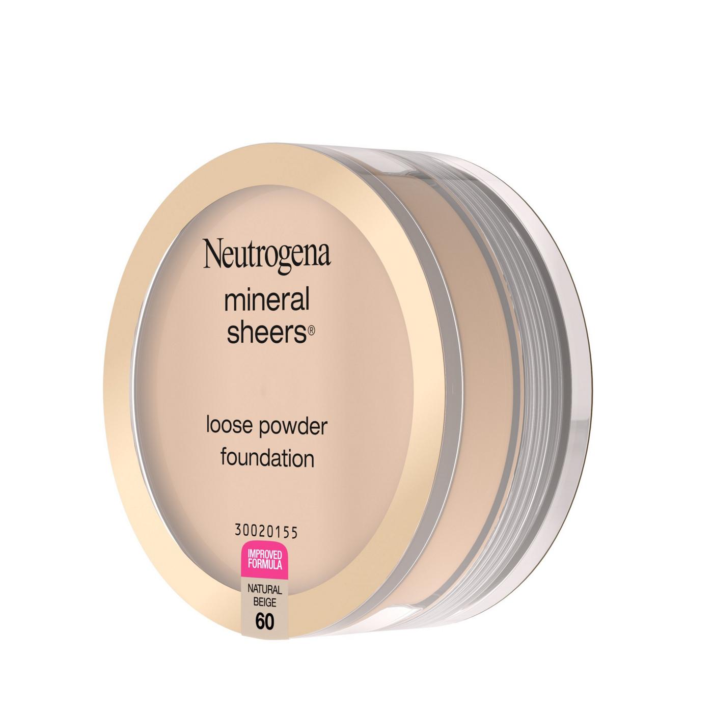 Neutrogena Mineral Sheers Loose Powder Foundation 60 Natural Beige; image 4 of 6