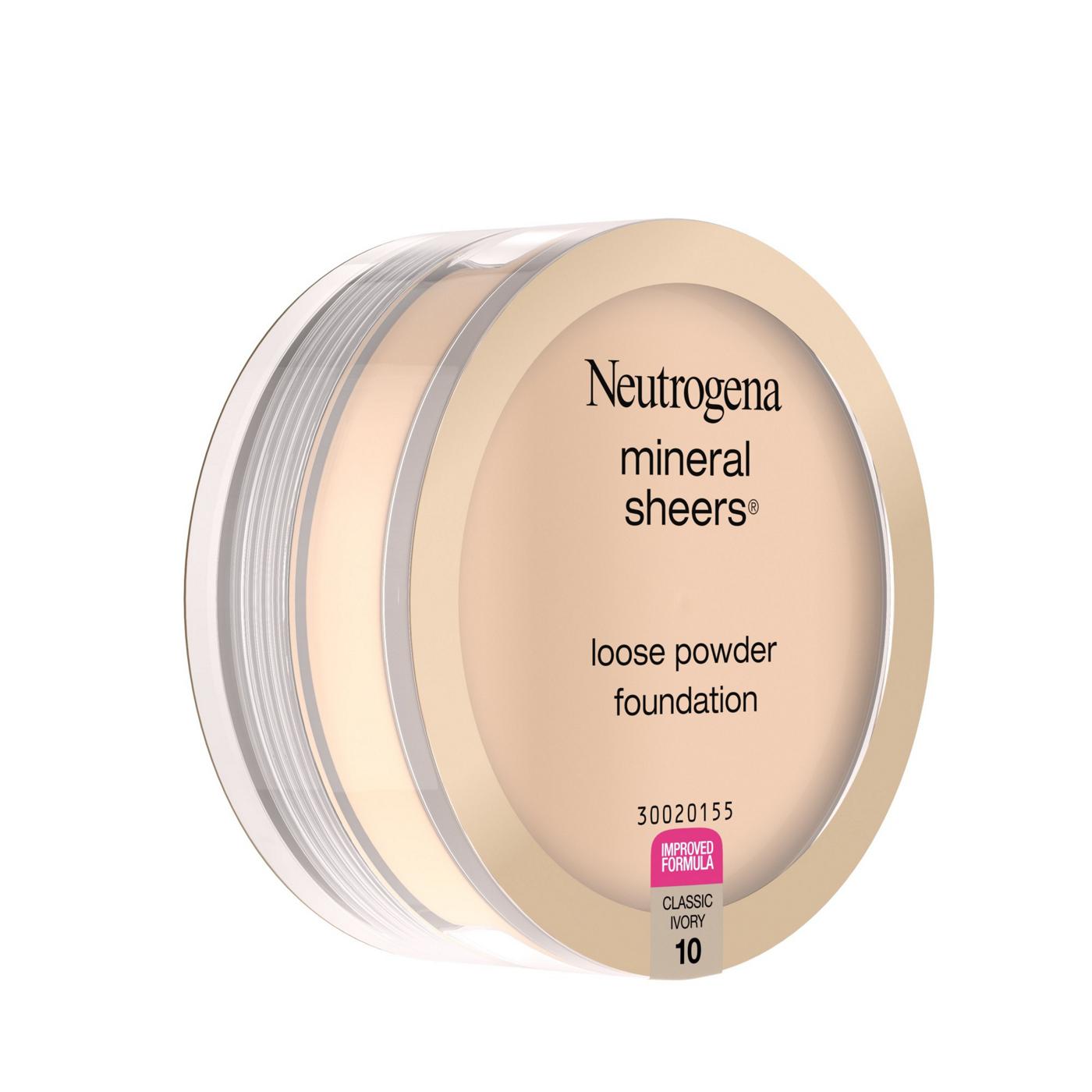 Neutrogena Mineral Sheers Makeup Foundation - Classic Ivory 10; image 4 of 6