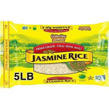 Golden Star Jasmine Rice, 5 lbs