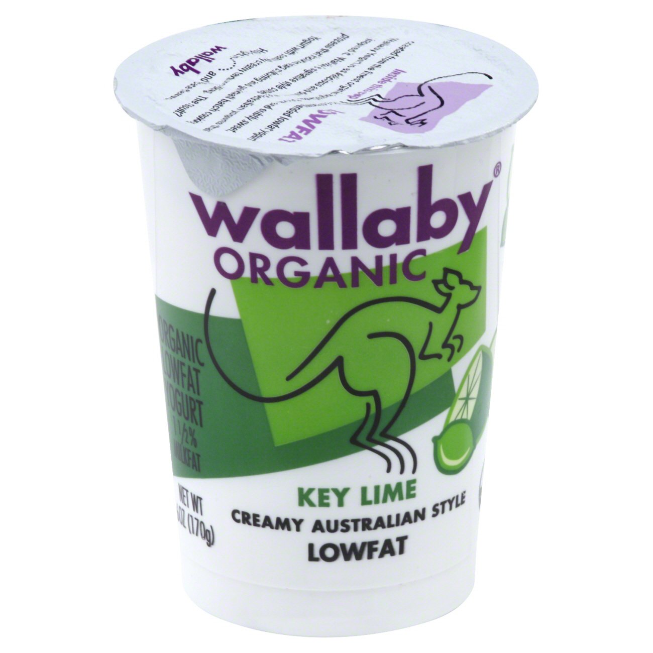 Wallaby Organic Lowfat Key Lime Yogurt Shop Yogurt at HEB