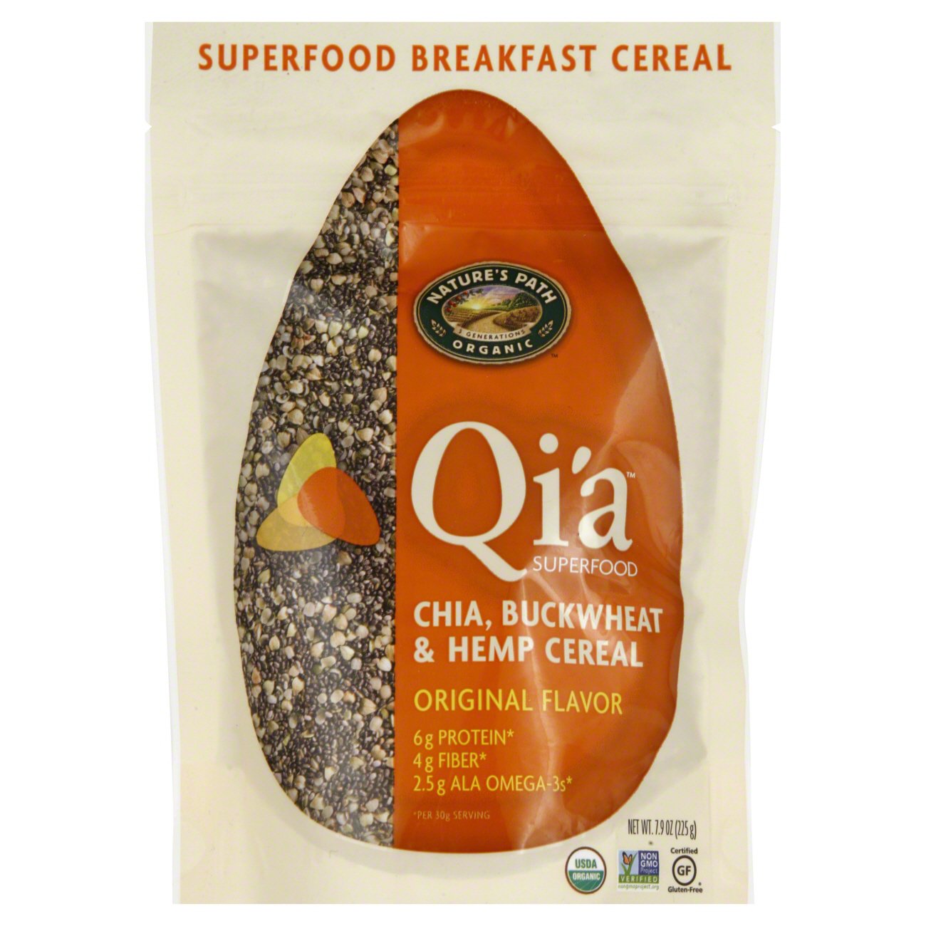 Nature's Path Organic Qi'a Superfood Chia Buckwheat and Hemp Original