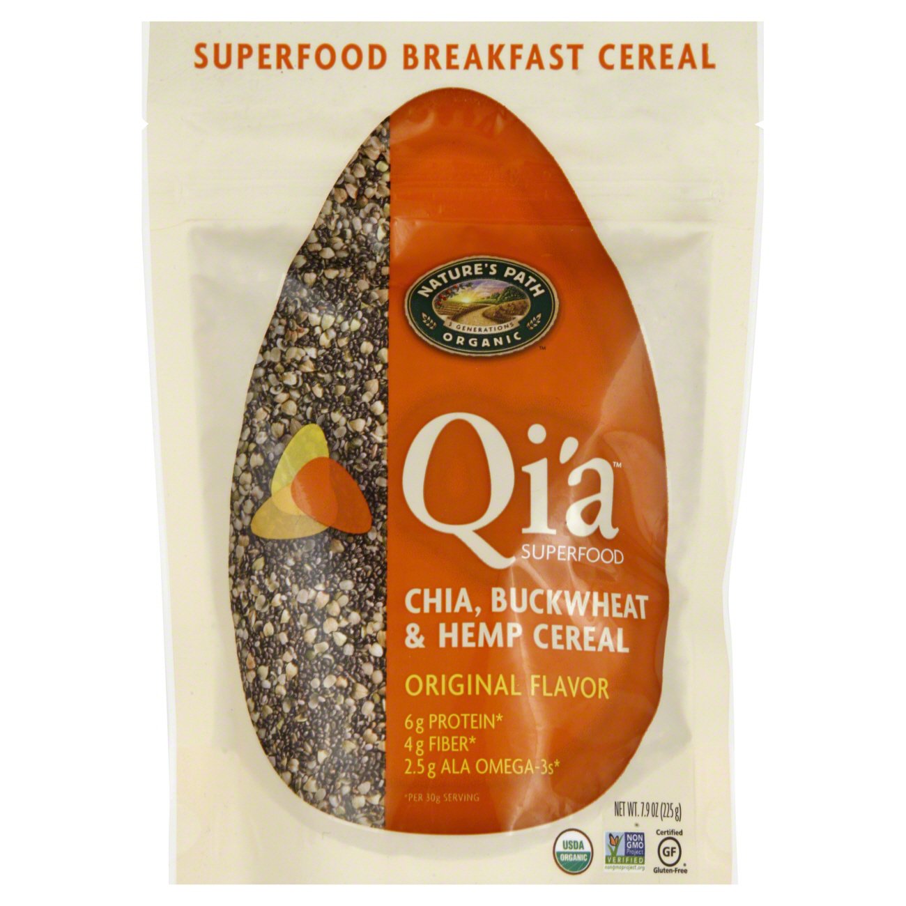 Nature's Path Organic Qi'a Superfood Chia Buckwheat And Hemp Original ...