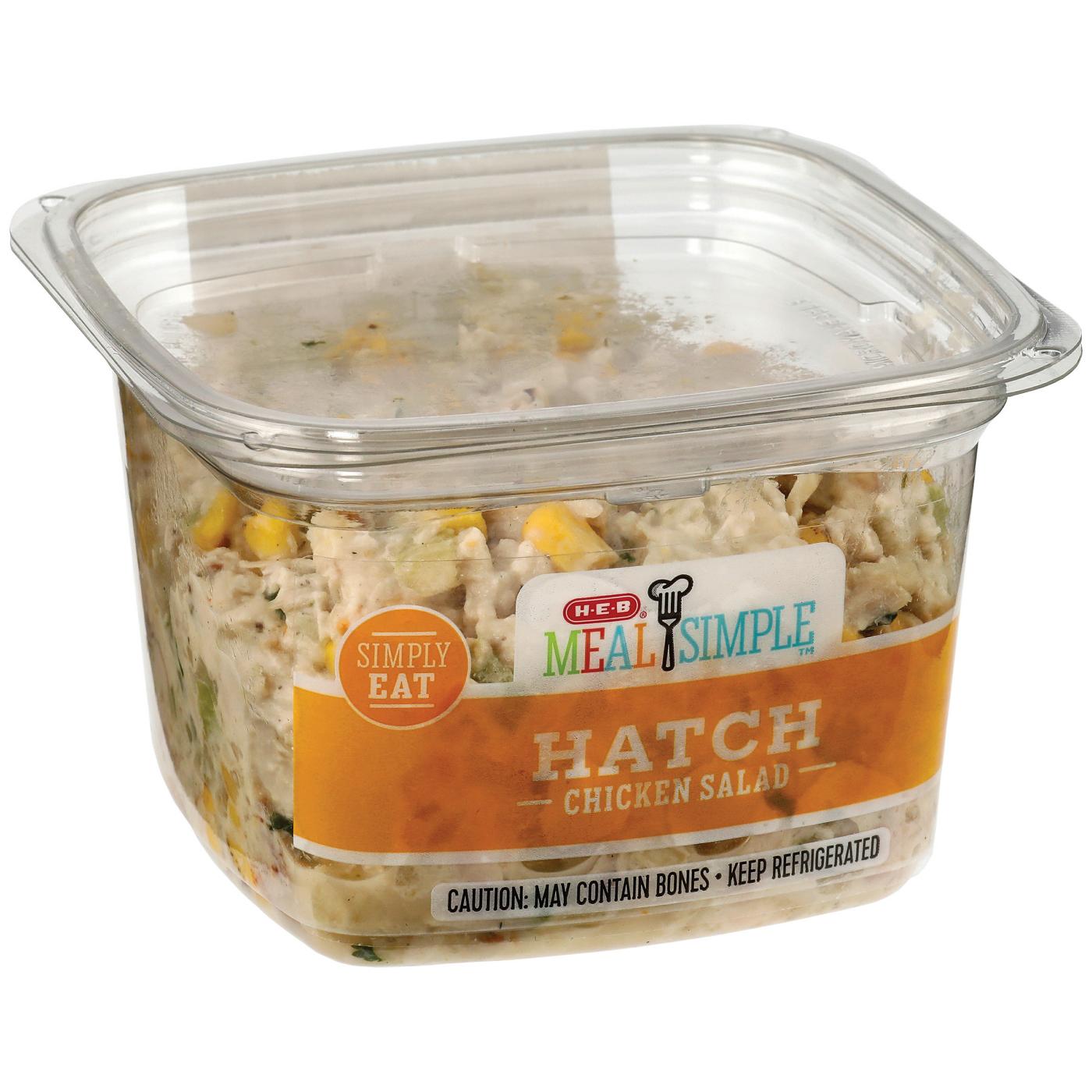 Meal Simple by HEB Hatch Green Chile Chicken Salad Shop Entrees