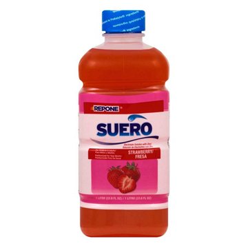 Suero Electrolyte Solution - Strawberry, 33.8 oz
