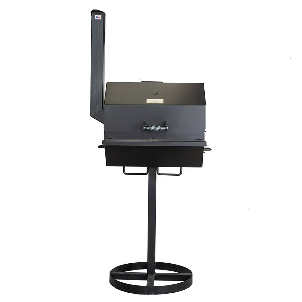 all-seasons-feeders-24-x-20-heavy-duty-pedestal-charcoal-bbq-pit