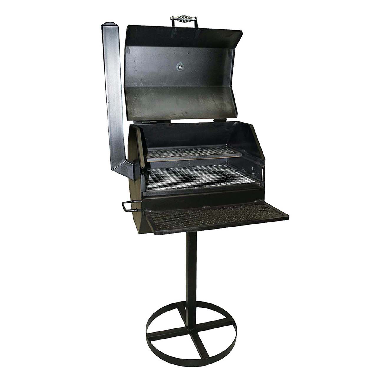 All Seasons Feeders Heavy Duty Pedestal Charcoal BBQ Pit Shop Grills smokers at H E B