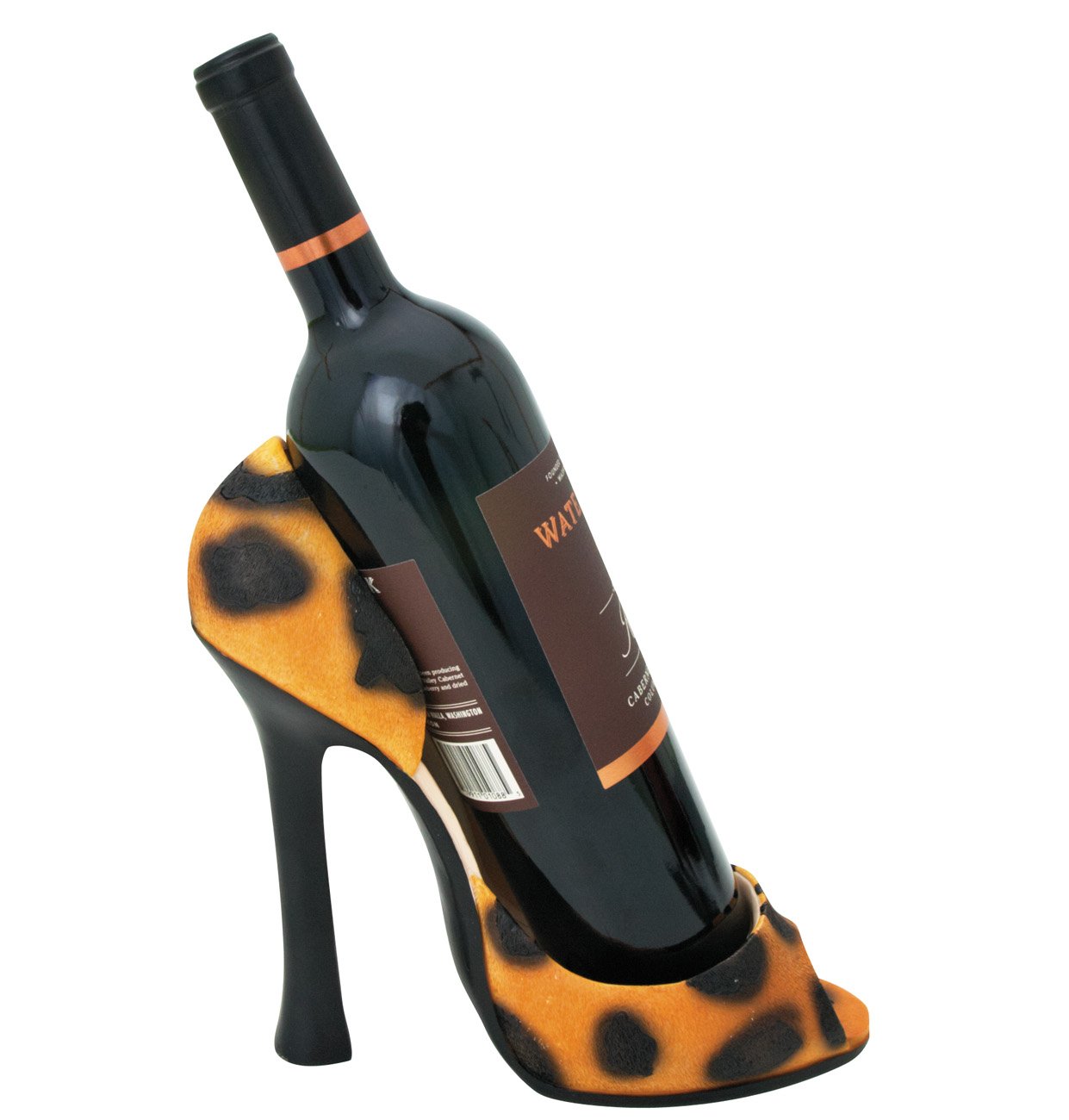 Wild Eye Designs High Heel Wine Caddy Leopard Shop Bar Tools at HEB