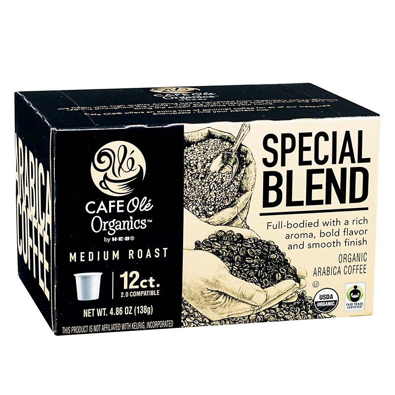 Ole by H-E-B Organics Special Medium Single Serve Coffee Cups - Shop Coffee at H-E-B