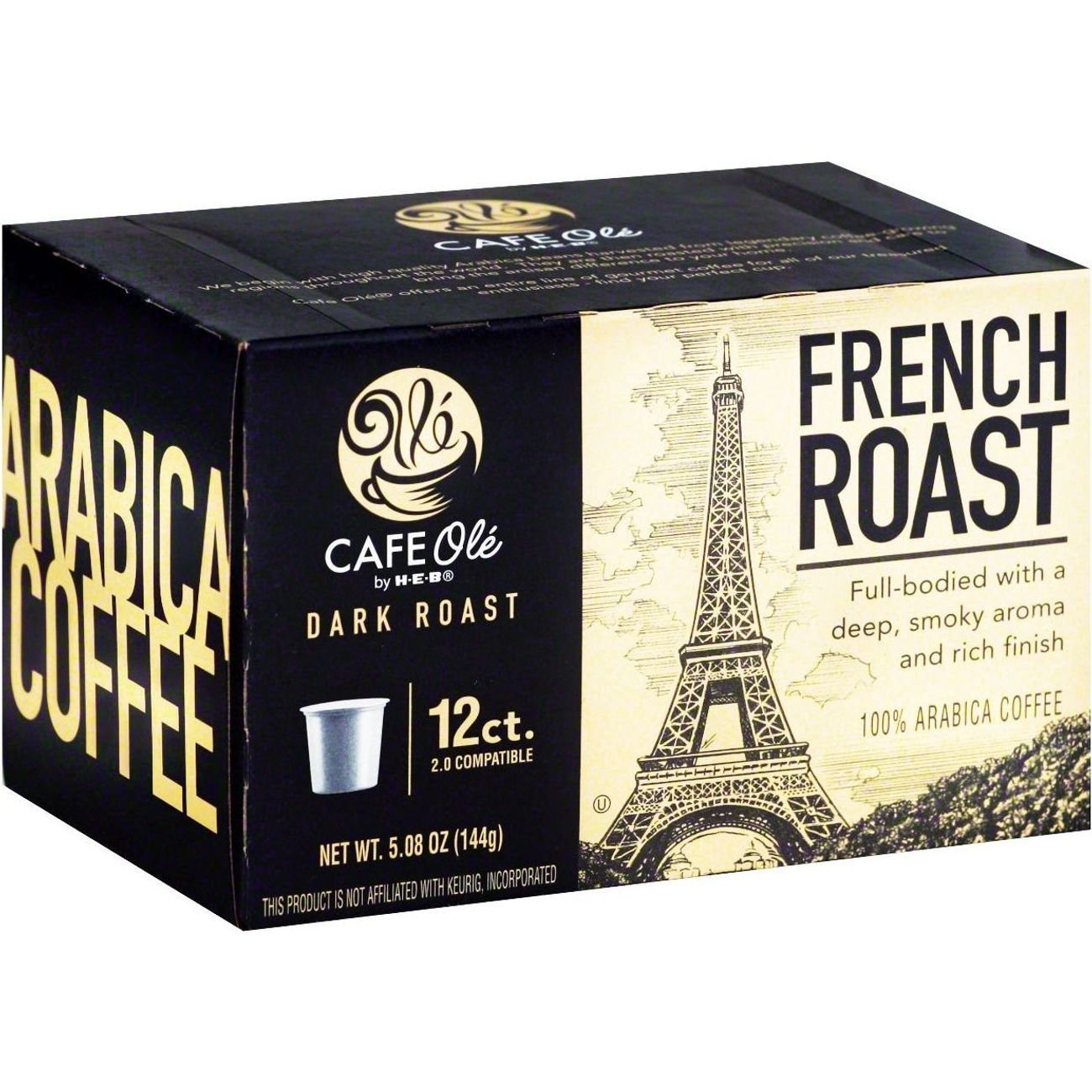 Cafe Ole by HEB French Roast Dark Roast Single Serve Coffee Cups
