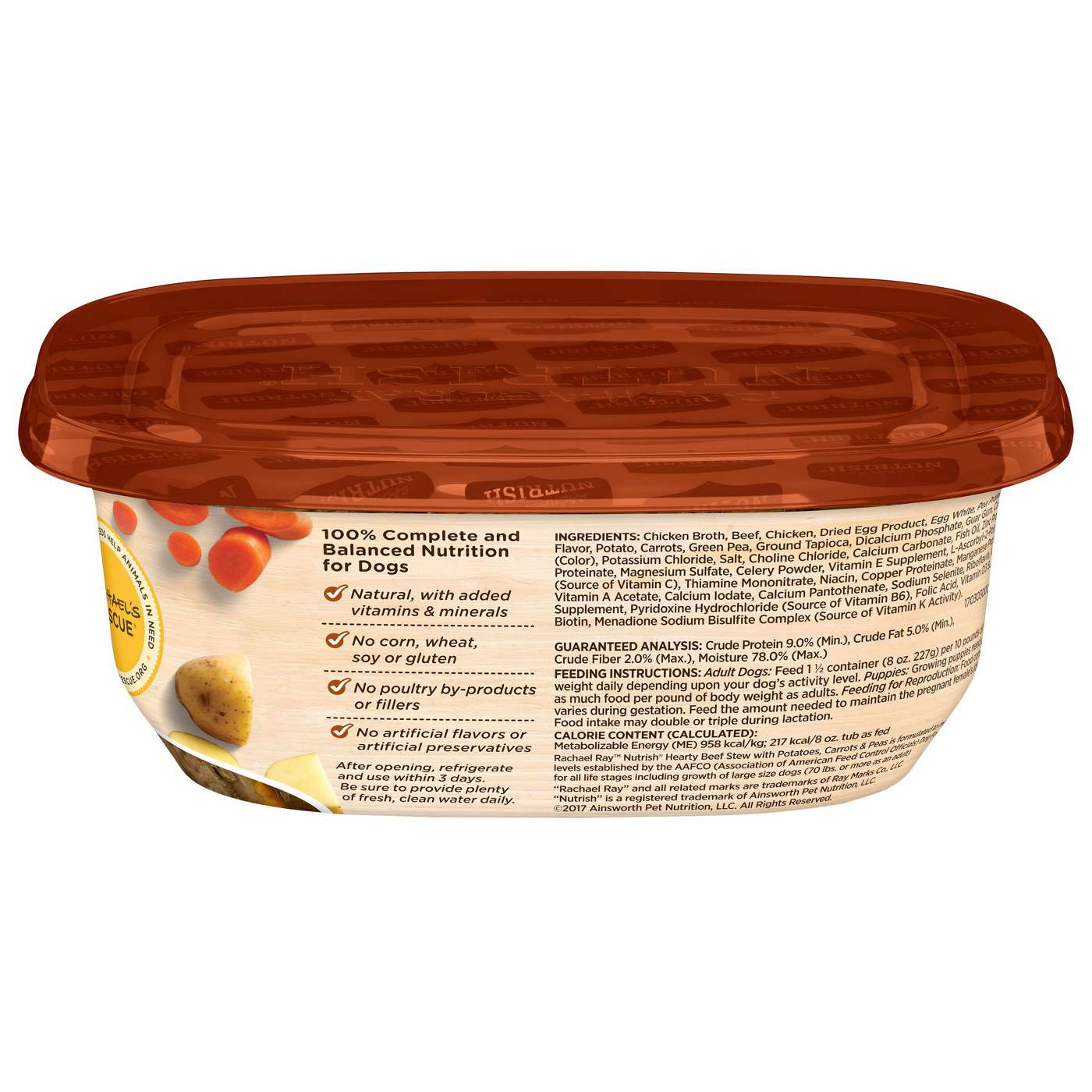 Rachael Ray Nutrish Hearty Beef Stew Natural Wet Dog Food; image 2 of 3