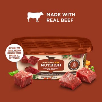 Rachael Ray Nutrish Hearty Beef Stew Natural Wet Dog Food