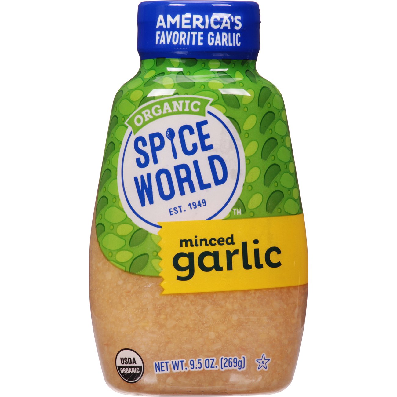 Spice World Organic Minced Squeeze Garlic