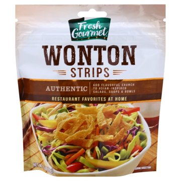 Fresh Gourmet Authentic Wonton Strips, 3.5 oz