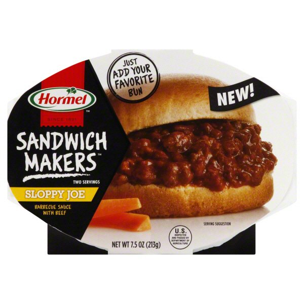 Hormel Sandwich Makers Sloppy Joe Barbecue Sauce with Beef Shop