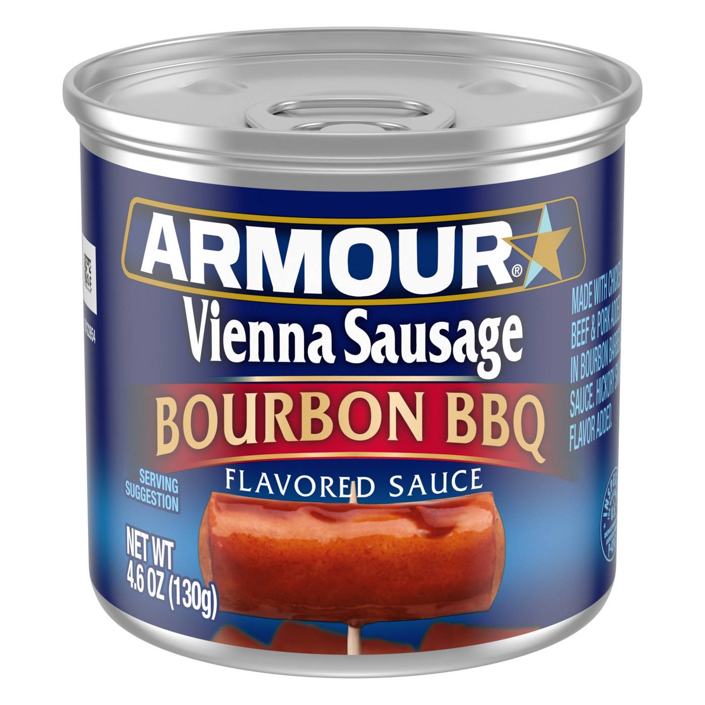 Armour Bourbon Barbecue Flavored Vienna Sausage Canned Sausage; image 1 of 4