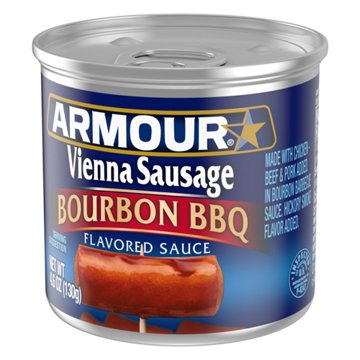 Armour Burbon Barbecue Vienna Canned Sausage, 4.6 oz