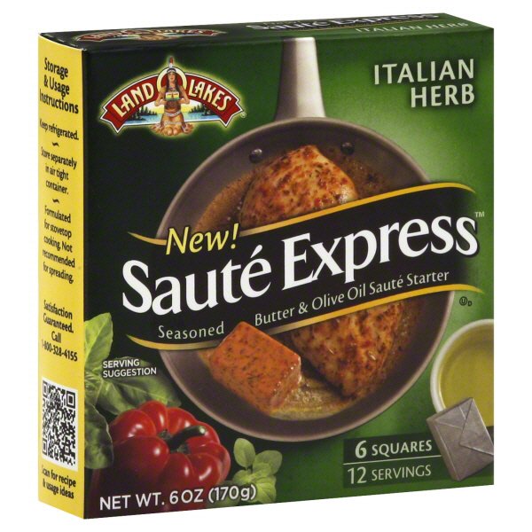 Land O Lakes Saute Express Italian Herb Seasoned Butter & Olive Oil