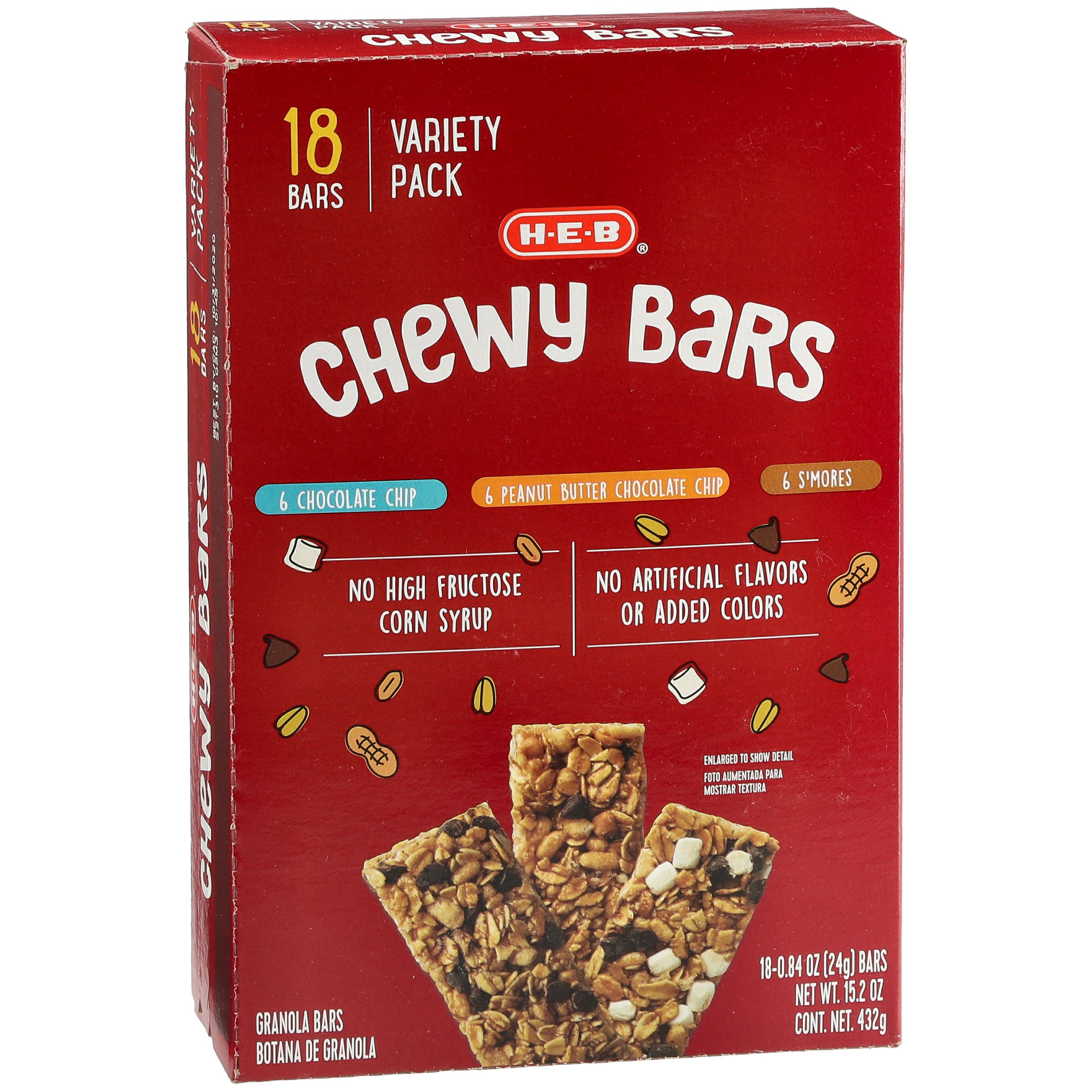 H-E-B Chewy Granola Bars Variety Pack - Shop Granola & Snack Bars At H-E-B