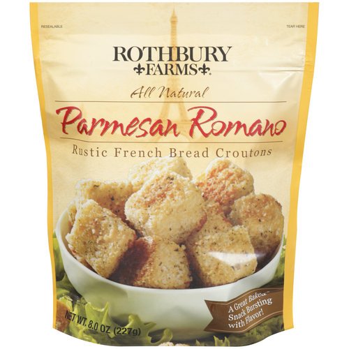 Rothbury Farms Parmesan Romano Rustic French Bread Croutons Shop