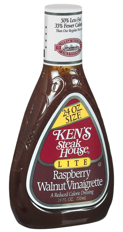 Kens Steak House Lite Raspberry Walnut Vinaigrette Dressing Shop Salad Dressings At H E B 9418