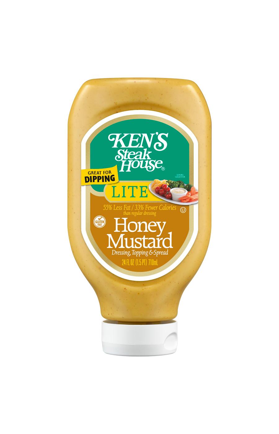 Ken's Steak House Lite Honey Mustard Dressing; image 1 of 2