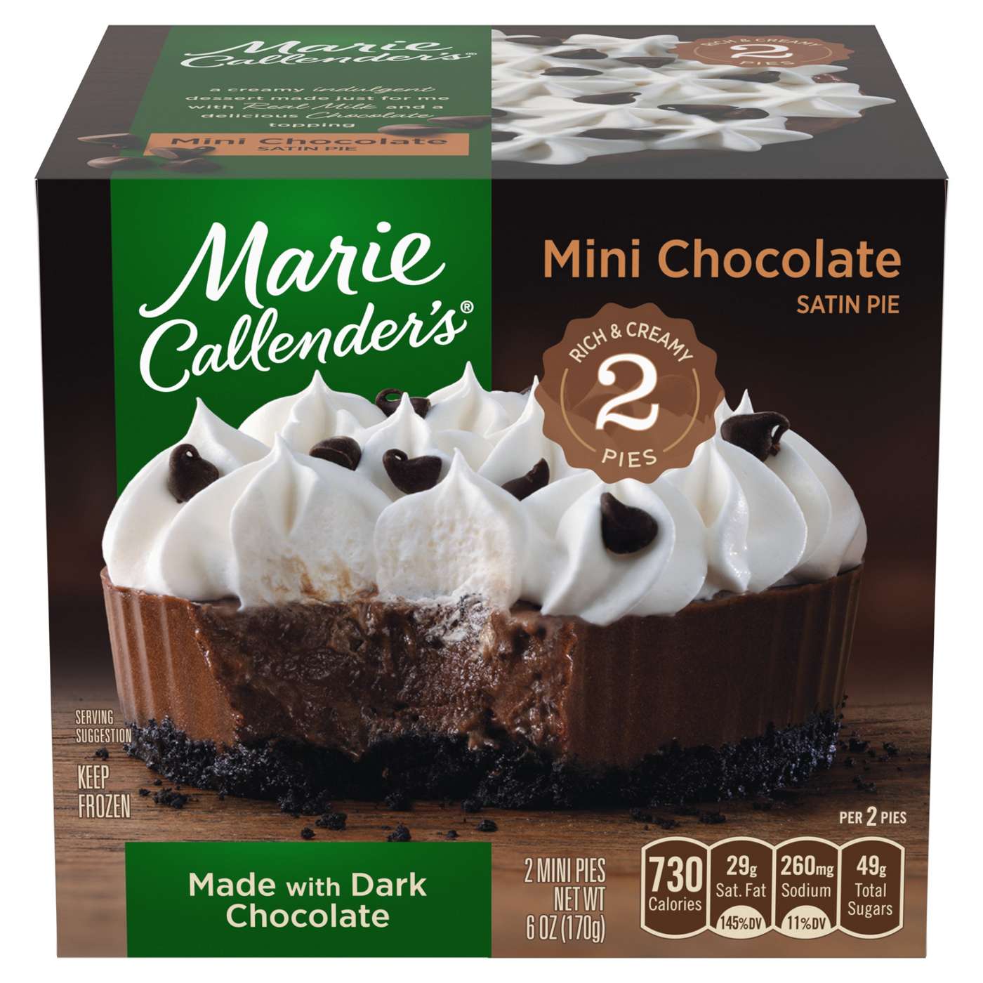 Marie Callender's Chocolate Satin Mini Pies; image 1 of 7