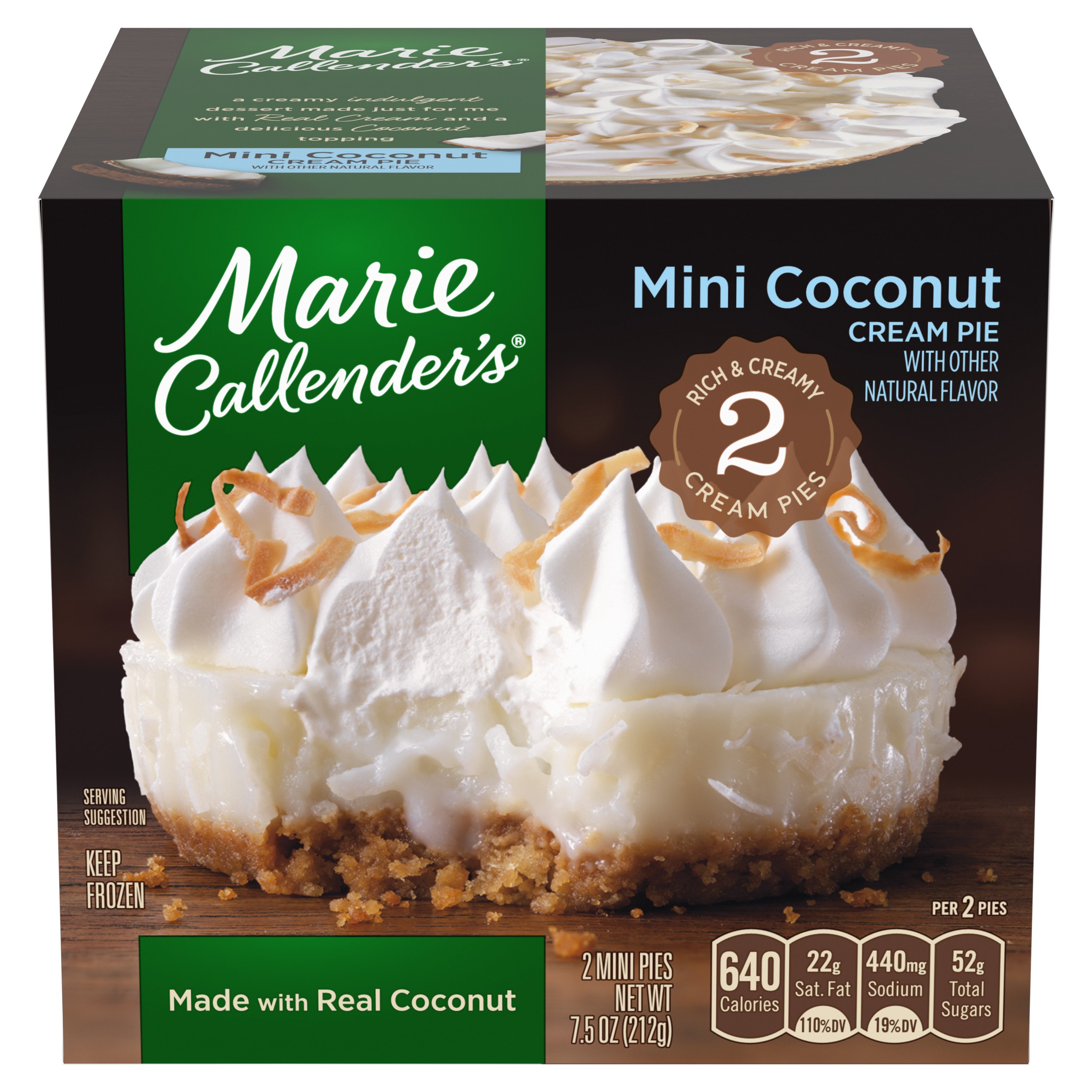 Marie Callender's Coconut Cream Mini Pies - Shop Desserts & Pastries At ...