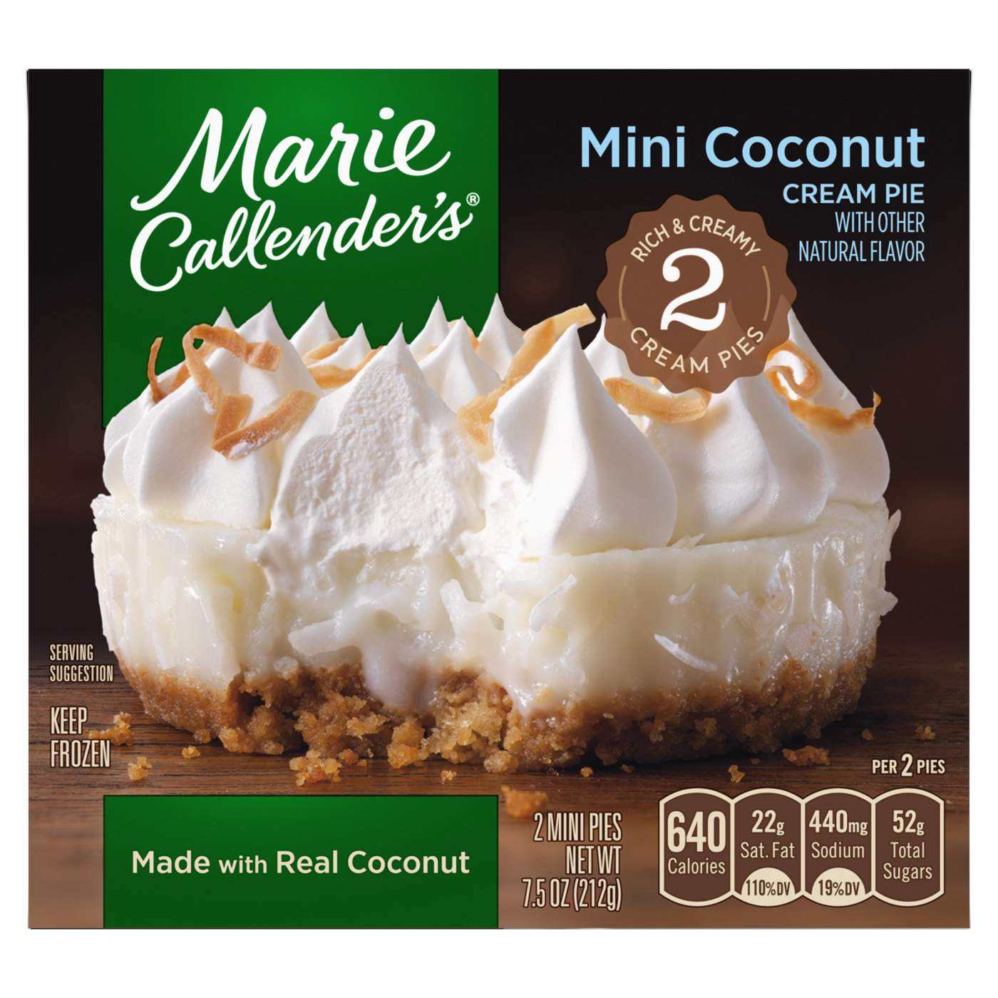 Marie Callender's Coconut Cream Mini Pies; image 3 of 4