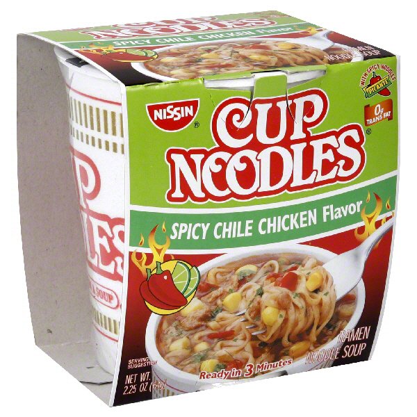 Nissin Cup Noodles Spicy Chile Chicken Flavor Ramen Noodle Soup - Shop