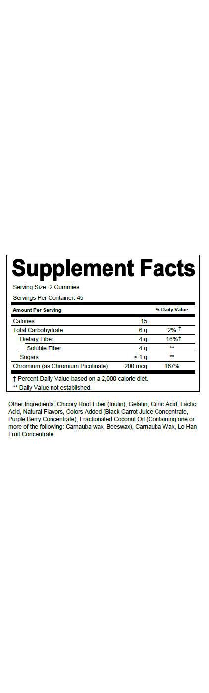 Fiber Advance Weight Management Mixed Berry Flavors Gummies; image 2 of 2