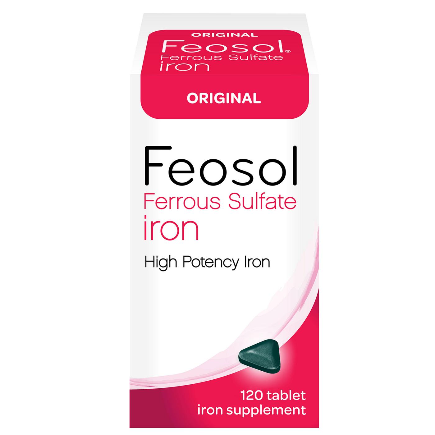 Feosol Original Ferrous Sulfate Iron Tablets; image 1 of 8