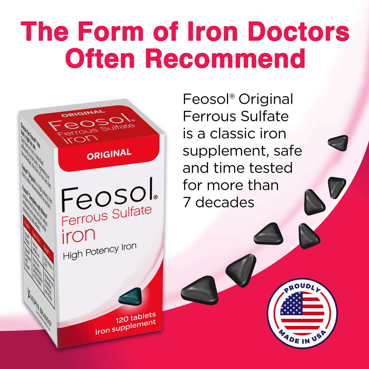 Feosol Original Ferrous Sulfate Iron Tablets; image 4 of 8